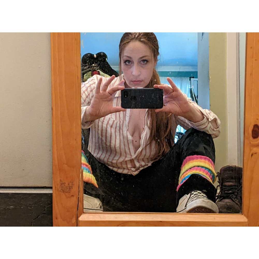 Rails Womens Long Sleeve Button Up Shirt Striped Rose White Gold Sparkle Size S